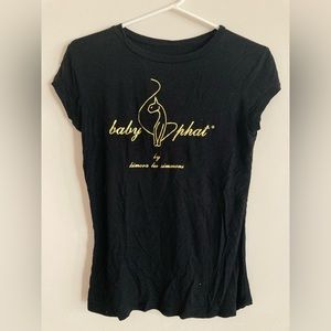 baby phat black tee